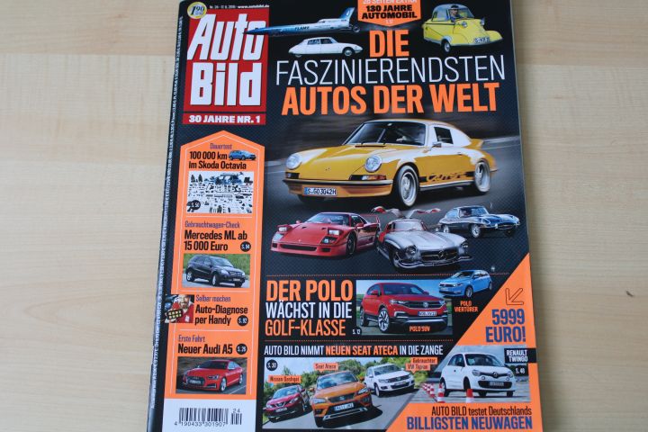 Deckblatt Auto Bild (24/2016)